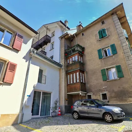 Modern House In The Old Town Of * Viège